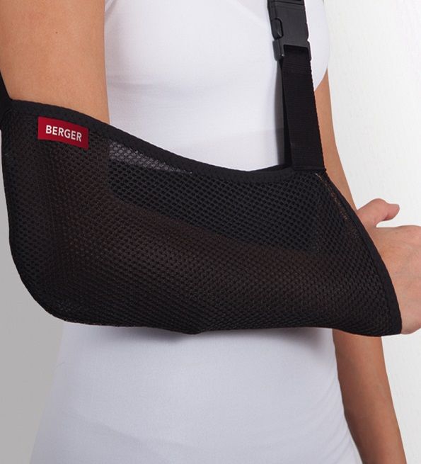 Berger Support Bras en Tissu perfore large BG-202L