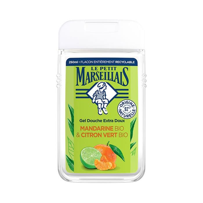 Le Petit Marseillais Gel Douche Extra Doux Mandarine &amp; Citron Vert 250ml