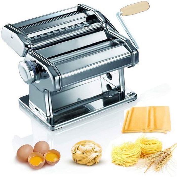 Machine à Pâtes Et Chabakia Fabricant de pâtes de nouilles Machine en acier inoxydable lasagnes Spaghetti tagliatelles