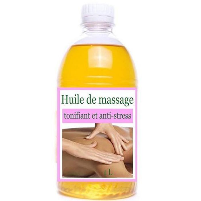 Huile de massage tonifiant et anti-stress 1000ml