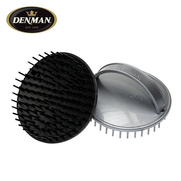 Brosse de massage - DENMAN - BE-BOP D6 - Gris/Noir - Ergonomique - Polyvalente