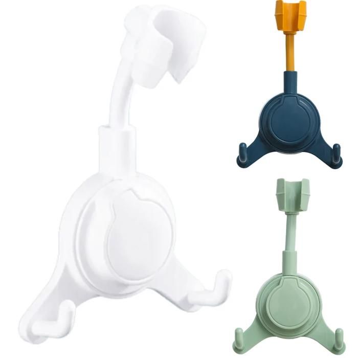 Support de douche - Blanc - Flexible - Installation facile - Design compact -  (Couleur aléatoire)