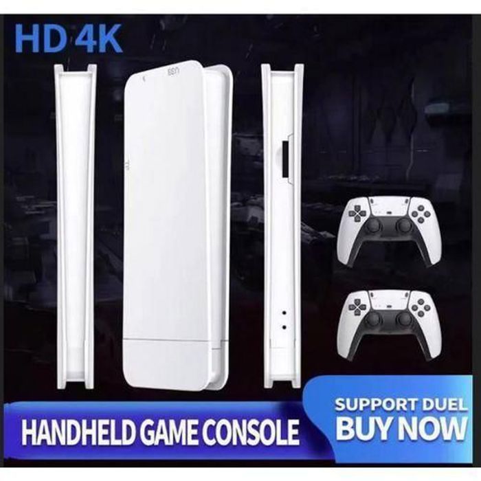 Console de jeu vidéo rétro - M15 - 64 Go - 2 manettes sans fil - Sortie Ultra HD 4K - Émulateurs variés