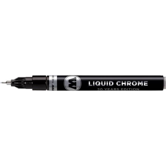 Marqueur - MOLOTOW - Liquid Chrome Marker 703101 - Chrome - 1 mm - Indélébile