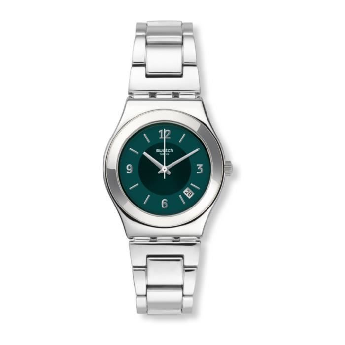 Montre - Swatch - YLS468G - Vert - Femme - Quartz - Analogique
