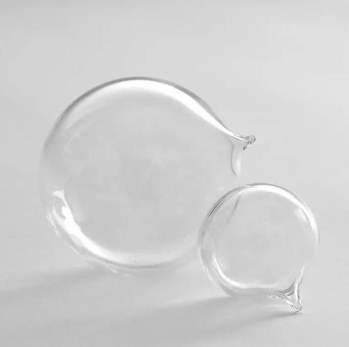 Perles décoratives transparentes