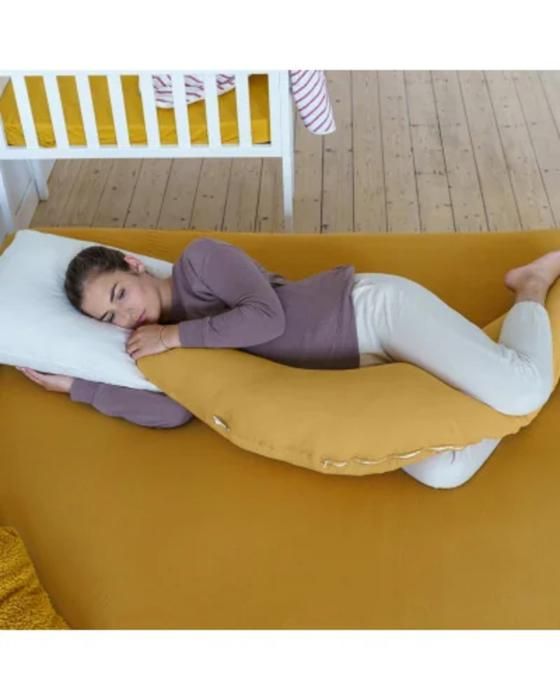 COUSSIN D'ALLAITEMENT ET MATERNITÉ COMFY BIG TETRA OCRE