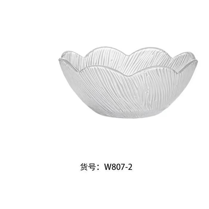 Bol en verre - MARQUE - W807-2 - 300 ml - Transparent - Ovale/Rond