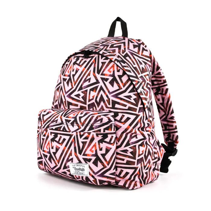 Sac à dos - TEENPACK - Motif Zigzag - 40x35x15 cm - 100% Polyester - Mixte