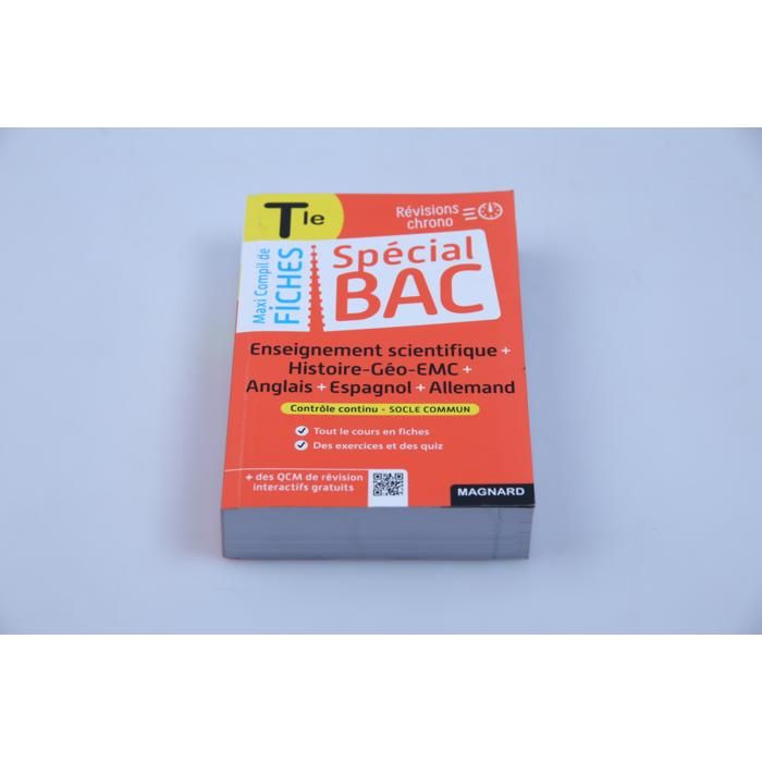 Fiches de révision - GENERIC - Spécial Bac - Contrôle Continu - Tle - Éducation