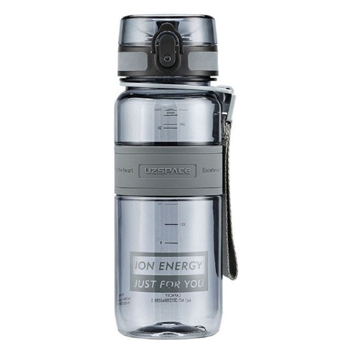 Gourde - Uzspace - 500 ml - Gris foncé - Motivante