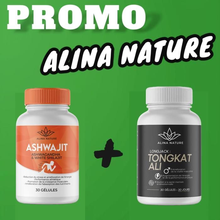 Pack Promotionnel special sportif ashwajit + tong kat ali