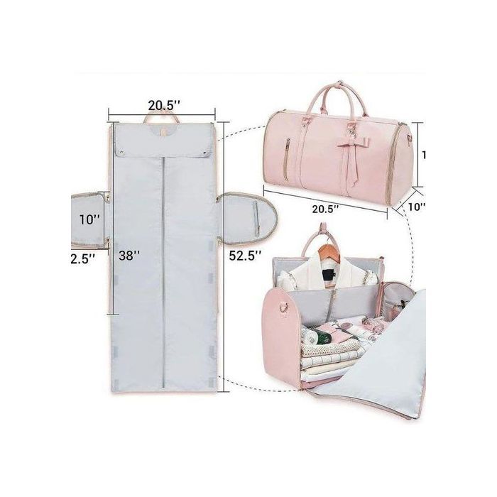 Sacs à vêtements Chic Design 3-en-1 Style féminin voyage,gym,bagage à main, Polyvalent,