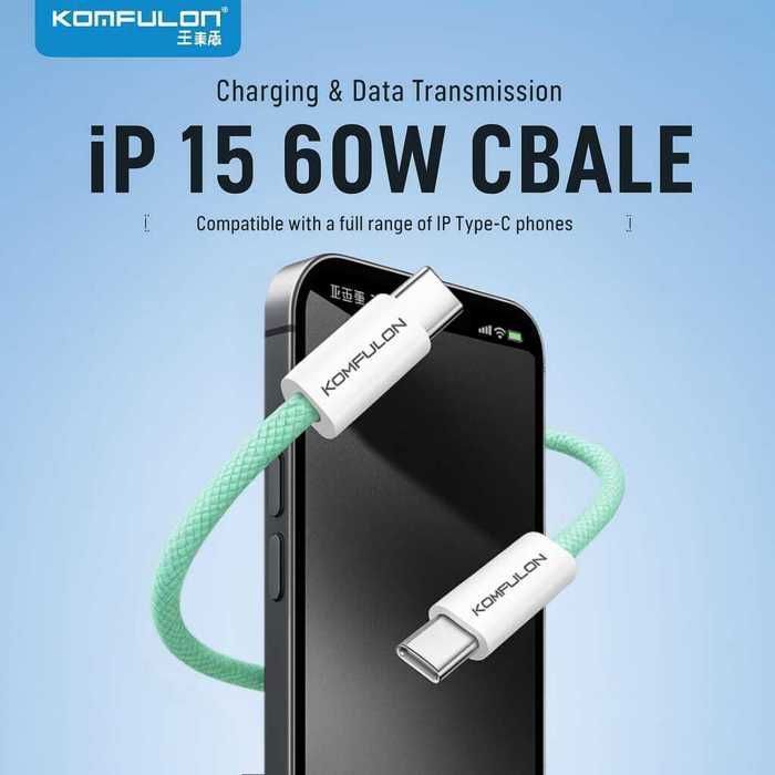 Cable Type-C Type-C 60W PD de charge haute vitesse QC 4.0 USB pour Téléphone IPhone / Android