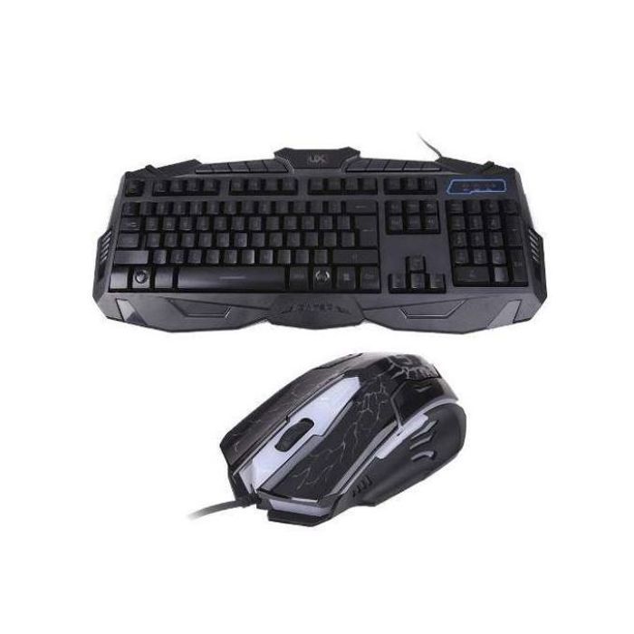 Dml Pack Clavier Souris de jeu Gaming Lumiere Reglable Rétro-Eclairé LED DL-GK550CM