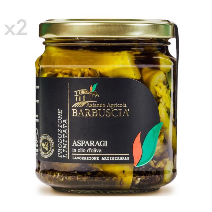 ASPERGES GRILLEES A' l'huile d'olive -280Gr- BARBUSCIA