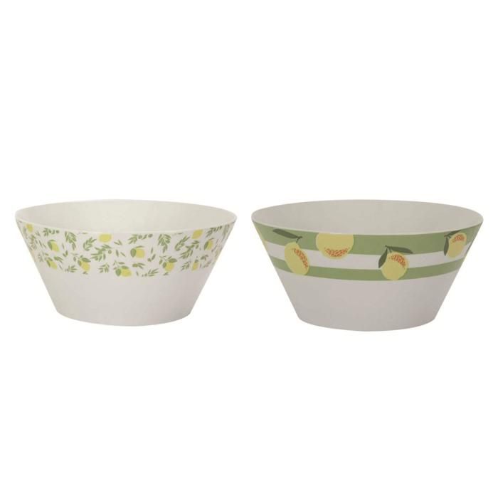SALADIER EN PORCELAINE BAIN DE SOLEIL D24CM M8