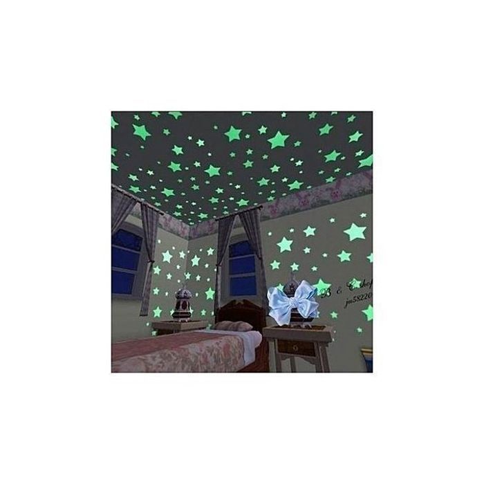 Étoiles Lumineuses - Décoration Chambre - 100 Pièces