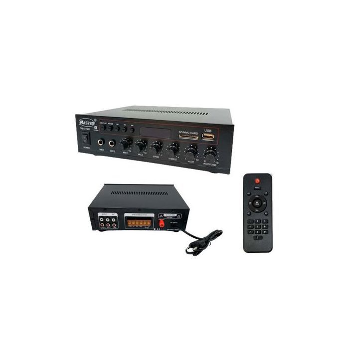Master Amplis stéréo Professionnel 160W (Bluetooth, USB, Carte SD, AUX,FM) TAB-215BR
