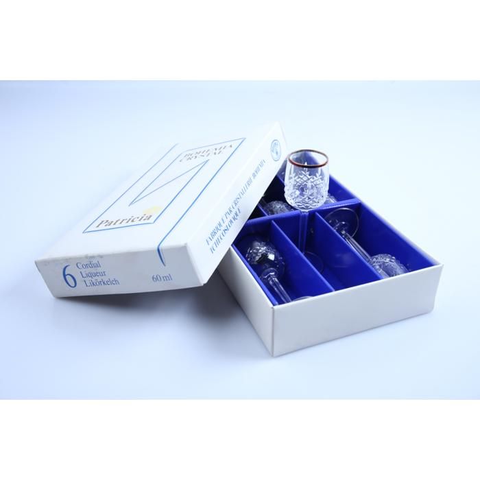 6 verres Royal Blues 60 ml
