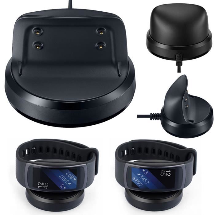 Support de station de chargement chargeur USB magnétique pour Samsung Gear Fit 2 SM-R360 Chargeur