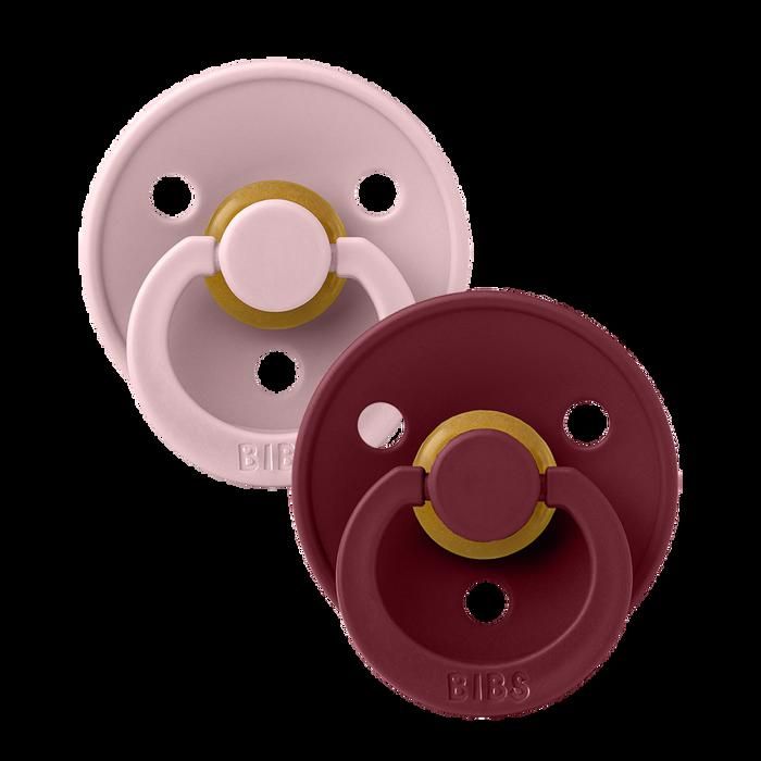 Sucettes BIBS 0 mois+ Colour 2 Pack - Pink Plum/Elderberry