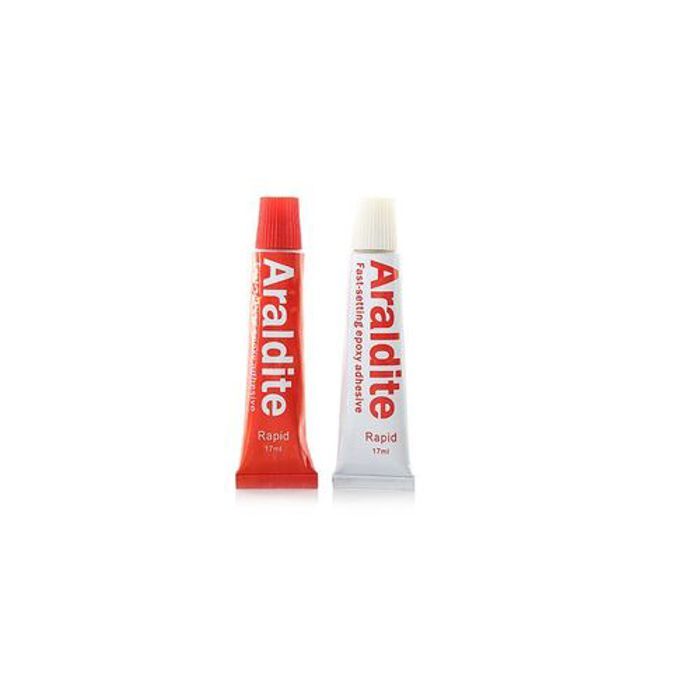 Araldite Epoxy Adhesive - 5 minutes, Design standard de bricolage, colle époxy 2x17ml