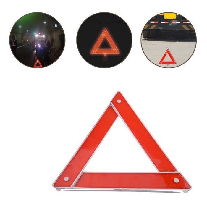 Triangle de sécurité routière pliable