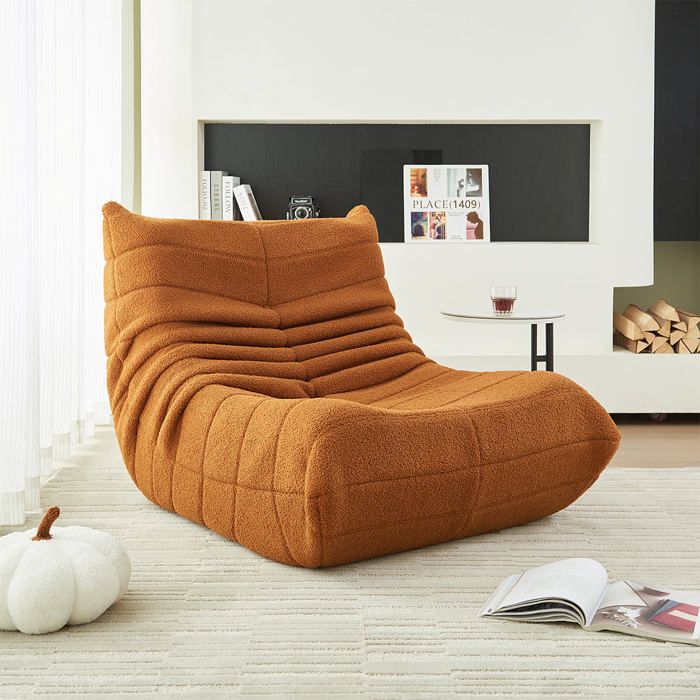 Fauteuil (1  place) 100% en mousse - Marron