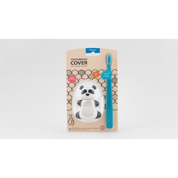 COUVERCLE BROSSE A DENT COMBO - PANDA
