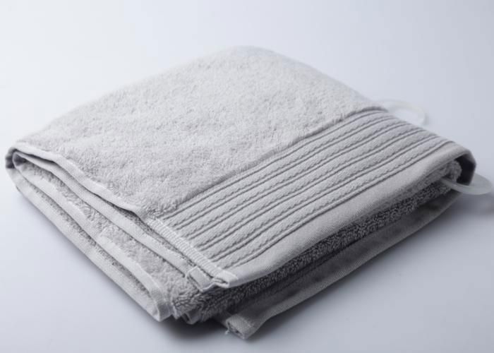 Serviette - GENERIC - L6196 - Jacquard 520 GSM - 50 x 90 cm - Couleur Gris