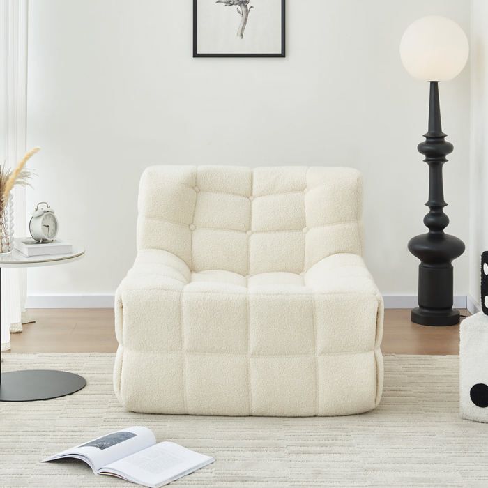Fauteuil (1  place) 100% en mousse - Biege