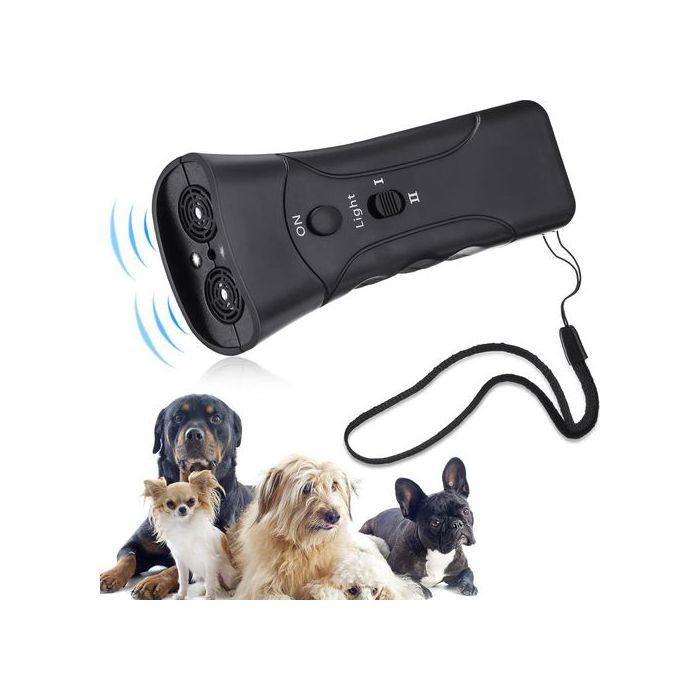 Dispositif de dissuasion des animaux répulsif pour chiens à ultrasons avec lumière LED