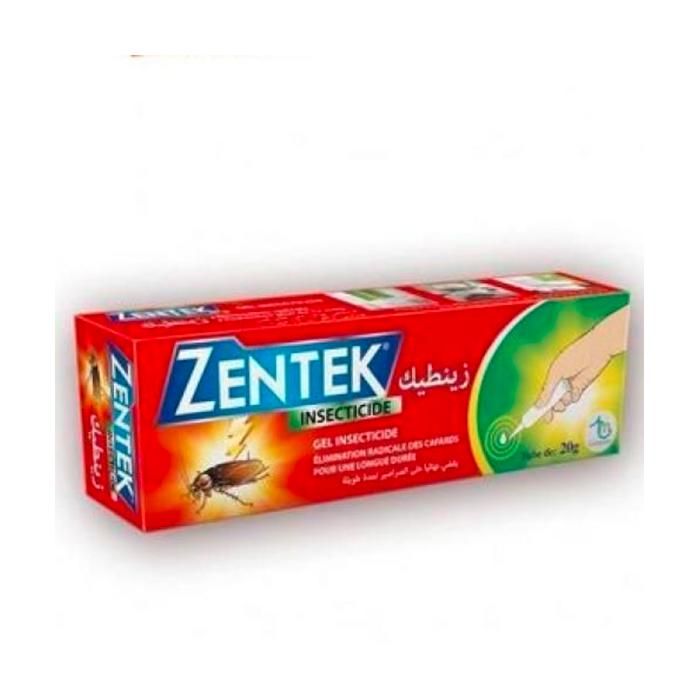 Zentek Gel Insecticide Anti-cafard Tube de 20g