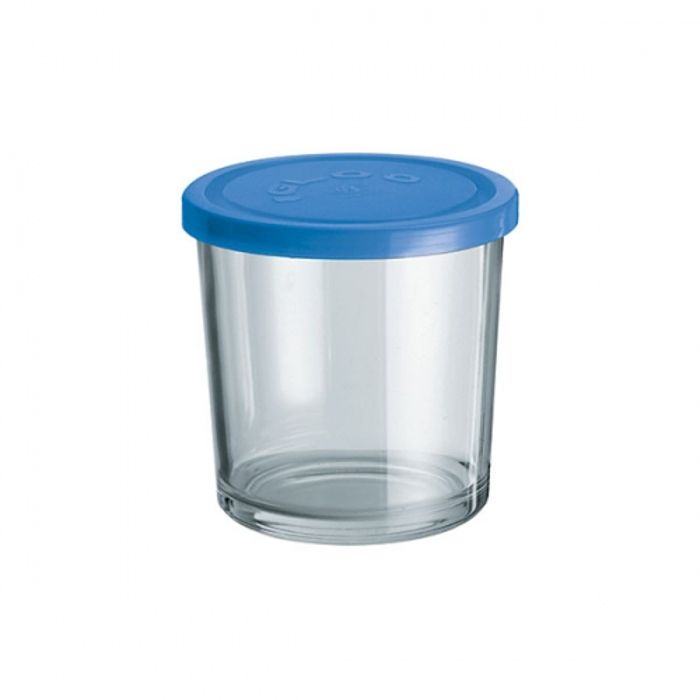 POT IGLOO 12X11.5CM COUV/BLEU