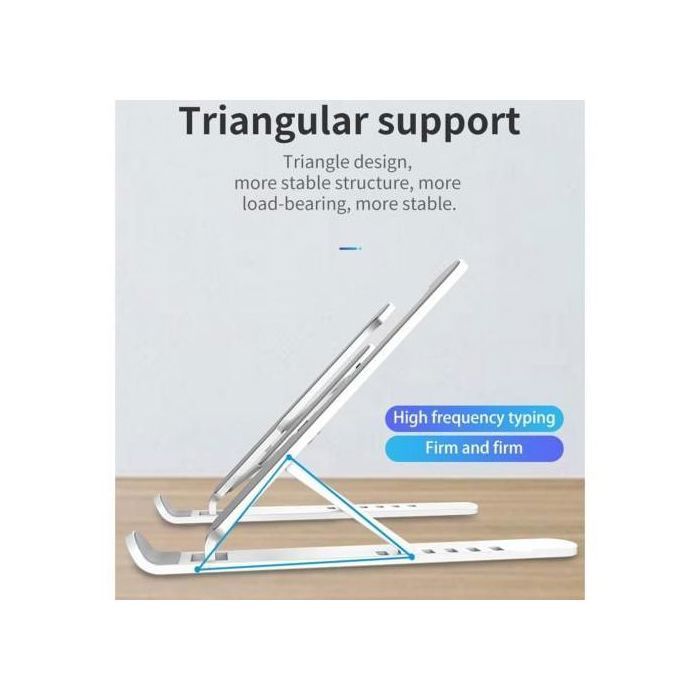 Laptop Stand Support Ordinateur Portable Tablette Smartphone Réglable Et Pliable