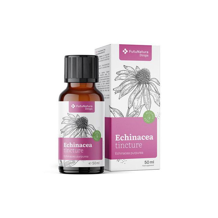 Échinacée pourpre – teinture - Non alcoolisée, avec vitamine C, 50ml - Made in Slovenia