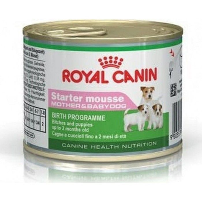 Aliment humide - Royal Canin - Starter Mousse M&B - Chiens juniors - Pâtée - Moelleuse