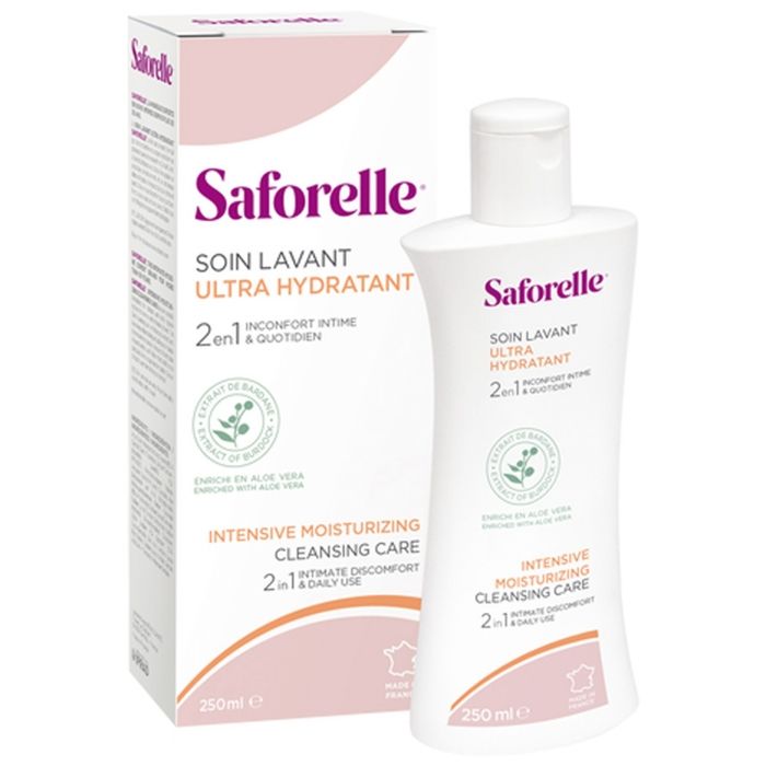 Soin Lavant - Saforelle - Ultra Hydratant - 250ml - Sans phénoxyéthanol - Tous types de peau