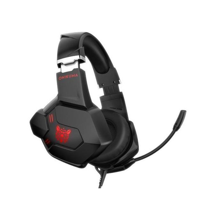 Casque de Jeu Professionnel Onikuma - Son Stéréo, Microphone Anti-Bruit, Lumières LED RVB pour PC, PS4, Xbox