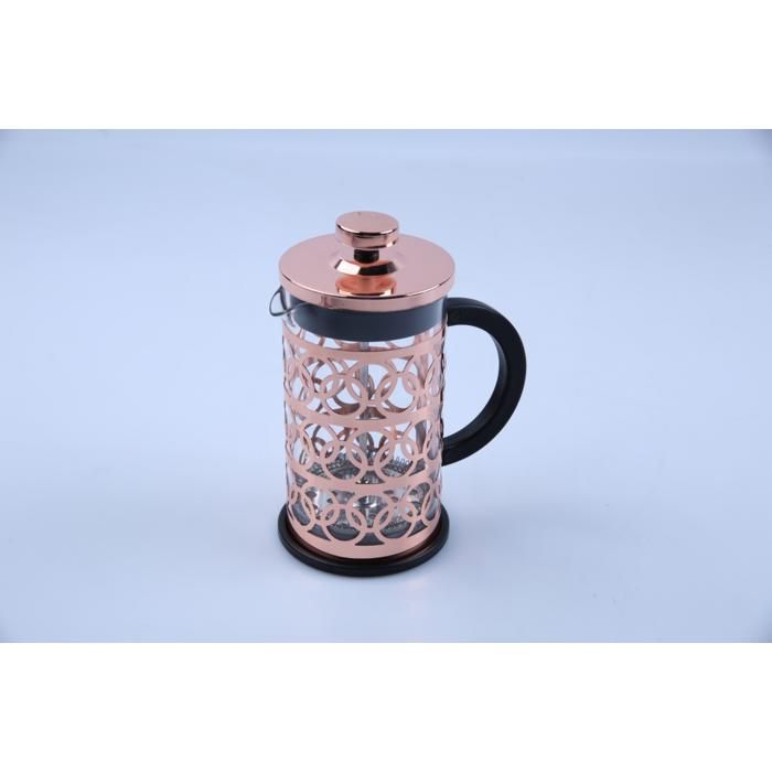 Cafetière à piston - GENERIC - CTM-T600 - 600 ml - Verre - Dorée