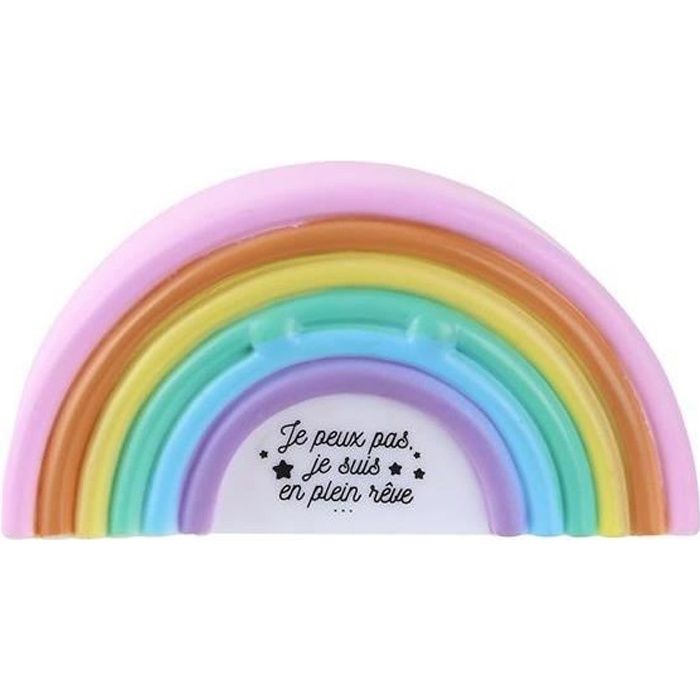HELLO KIDS Veilleuse Arc-en-ciel - 7 x 4 x 14 cm