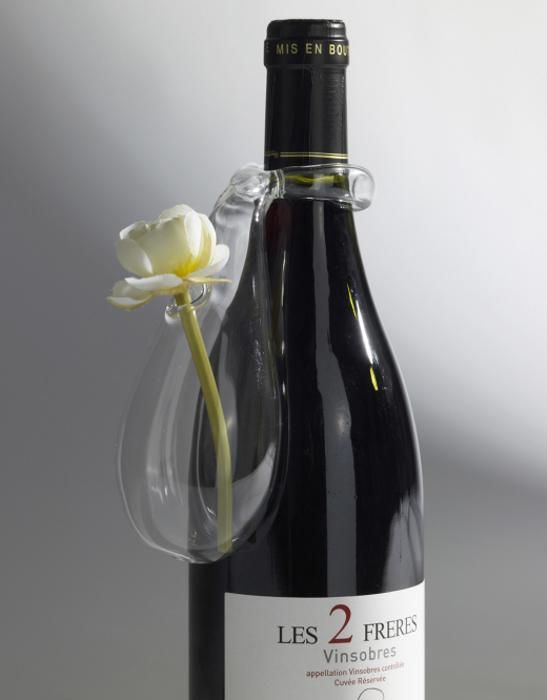 Vase suspendu de bouteille