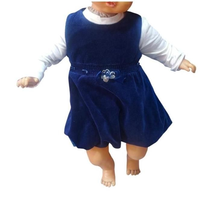 Robe fille 9-12 mois bleu
