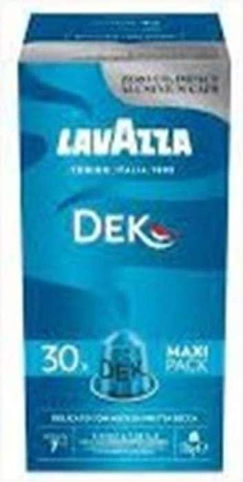 30 CAPSULES DE CAFE DEK DECAFEINE NESPRESSO EN ALIMINIUM