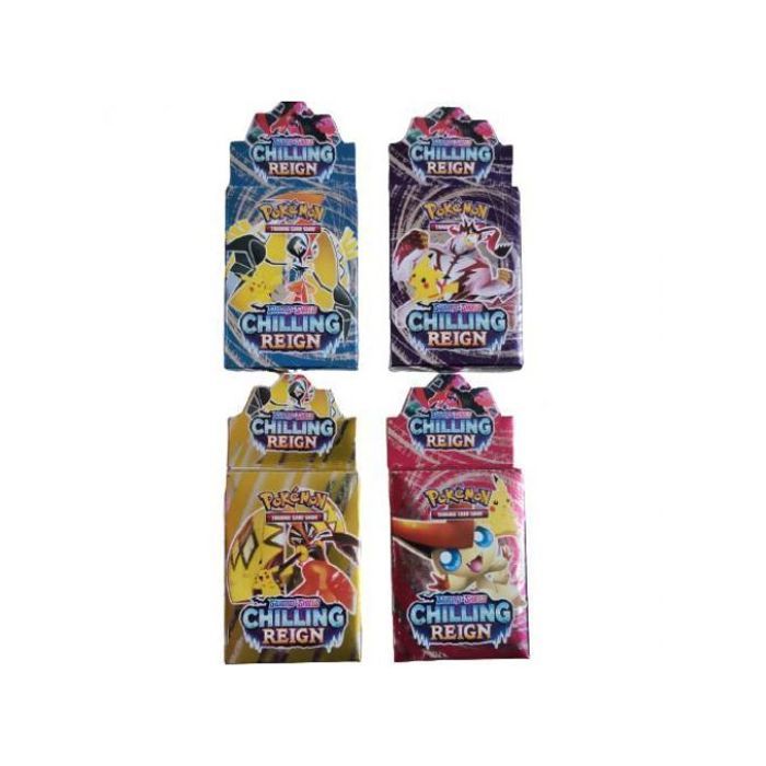 Pokemon Blister Chilling Reign - Jeu de cartes à collectionner - 124 cartes - Edition Epée et Bouclier