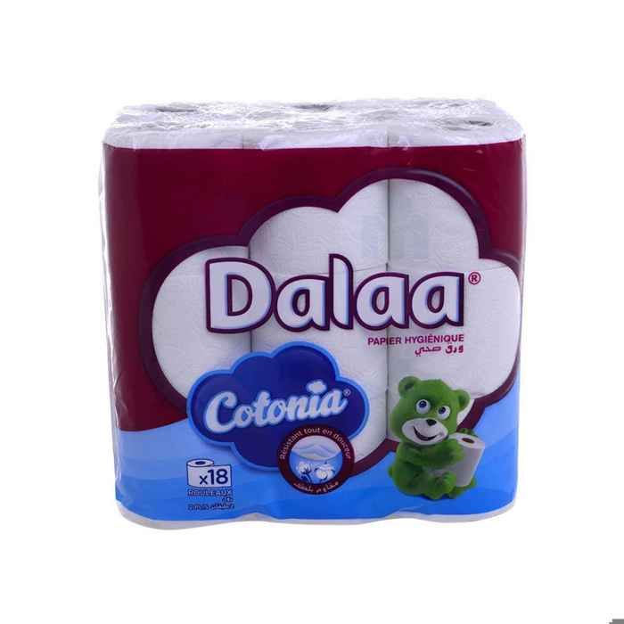 Papier toilette Cotonia 2 plis x18 rouleaux - DALAA