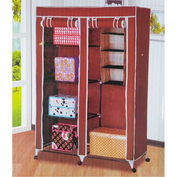 Jolie armoire pliable portable, petite armoire de rangement