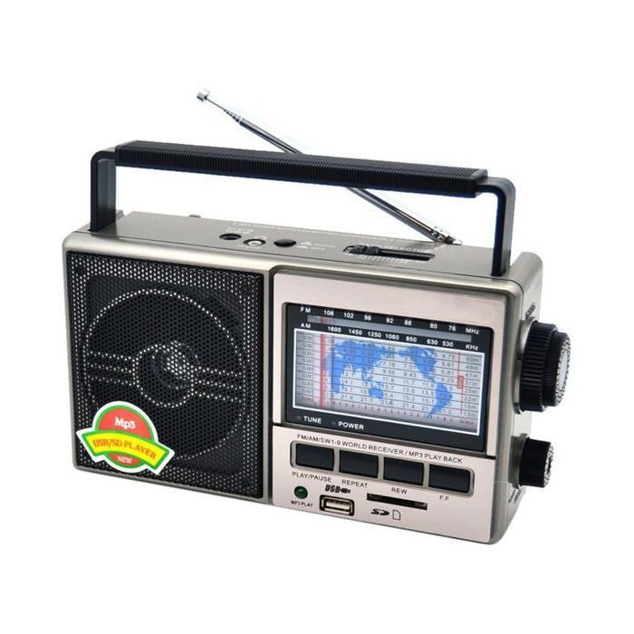 RADIO FM AM SW Lecteur AUDIO , RECHARGEABLE USB SD et MICRO SD.