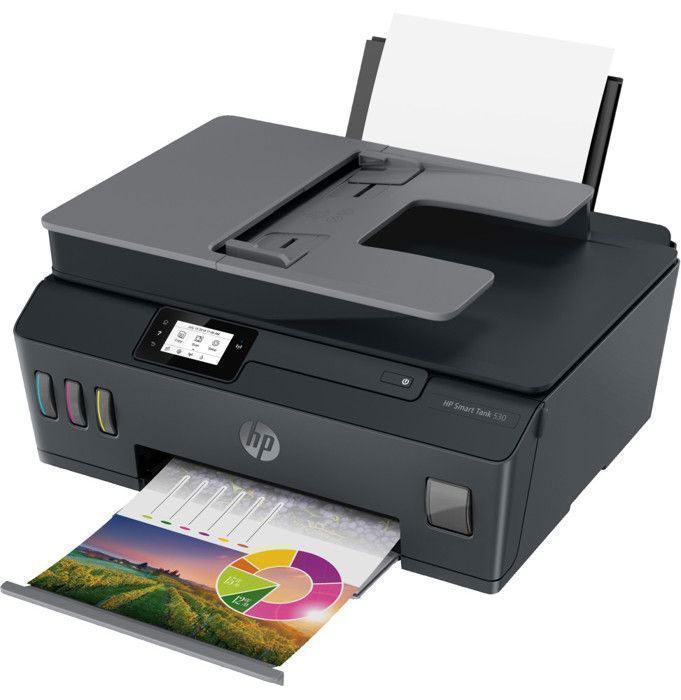 Imprimante multifonction - HP - Smart Tank 530 - WIFI - Couleur - 22 pages/min noir - 16 pages/min couleur